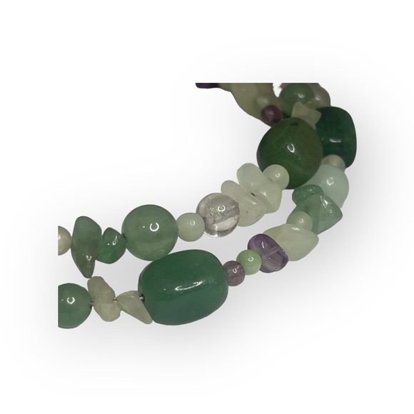 Park Lane ✿ Mandalay Snake Wrap Bracelet ✿ Aventurine + Amethyst ✿ Semi Precious - Picture 12 of 16